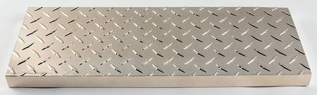 Chopper Dreams Diamond Plate Display Base Only - Display Stand