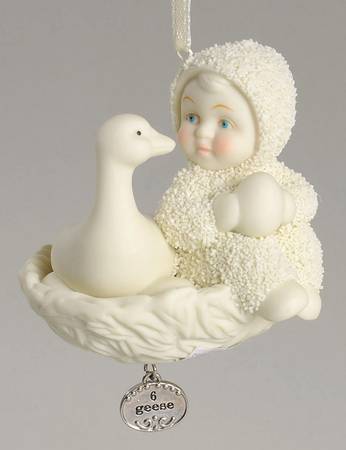 Twelve Days of Christmas-Snowbabies Six Geese A-Laying - Boxed