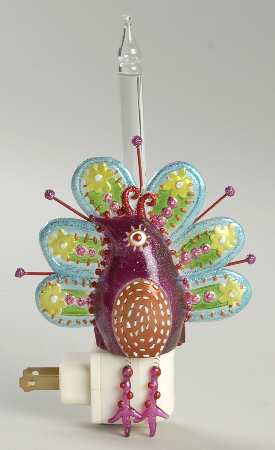 Night Lights Animal-Peacock - Boxed
