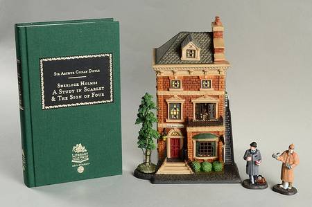 Literary Classics Sherlock Holmes 221b Baker St - Boxed