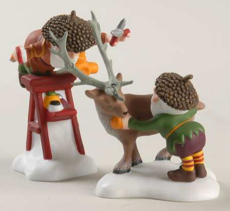 North Pole Woods Scissors Wizards-Set Of 2 - Boxed