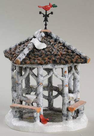 North Pole Woods Birch Gazebo - Boxed