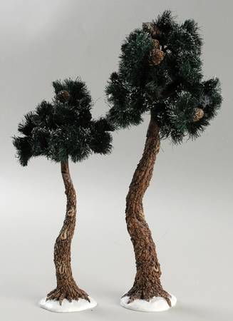 North Pole Woods Pinewood Trees-Large - Boxed
