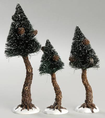 North Pole Woods Pinewood Trees-Small - Boxed