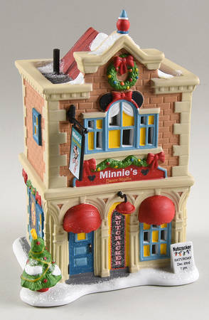 Mickey's Merry Christmas Village Minnie's Dance Academy - Boxed
