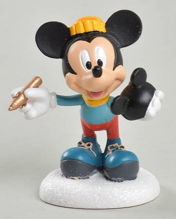 Mickey's Merry Christmas Village Mickey's Finishing Touch - Boxed