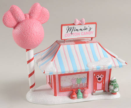 Mickey's Merry Christmas Village Minnie's Cotton Candy Shop - Boxed