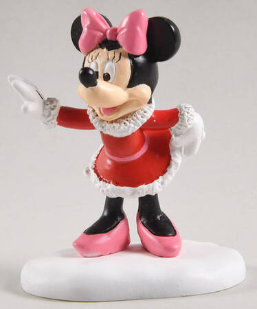 Mickey's Merry Christmas Village Minnie Struts Her Stuff - Boxed