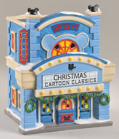 Mickey's Merry Christmas Village Mickey's Cinema - Boxed