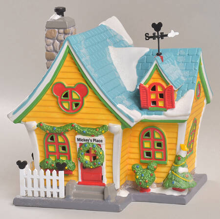Mickey's Merry Christmas Village Mickey's House - Boxed