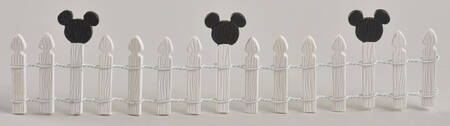 Mickey's Merry Christmas Village Mickey Fence - Boxed