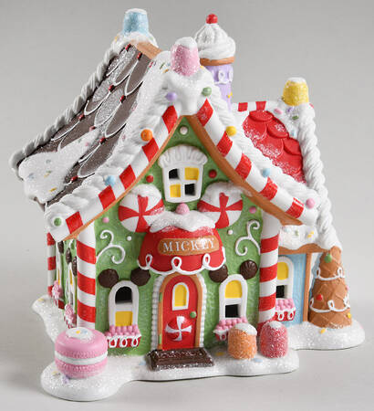 Mickey's Merry Christmas Village Mickey's Peppermint Villa - Boxed