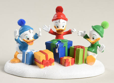 Mickey's Merry Christmas Village Thank You, Uncle Donald! - Boxed