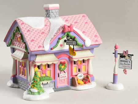 Mickey's Merry Christmas Village Minnie's Shoe Boutique - Boxed