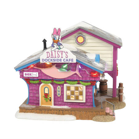 Mickey's Merry Christmas Village Daisy's Dockside Cafe - Boxed