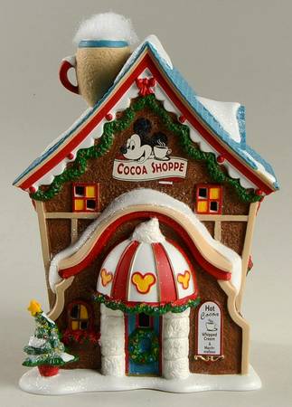 Mickey's Merry Christmas Village Mickey's Cocoa Shoppe - No Box