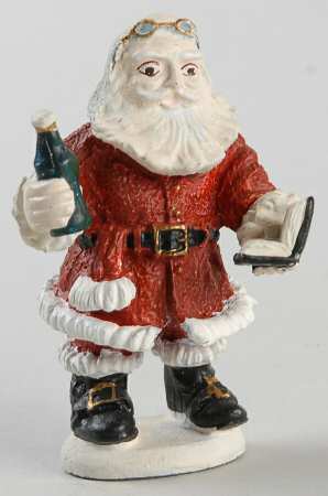 History of Santa Pewter I Soda Pop - No Box