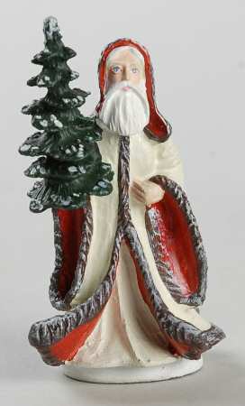 History of Santa Pewter I Kris Kringle - No Box