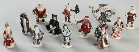 History of Santa Pewter I Set Of 12 - Boxed