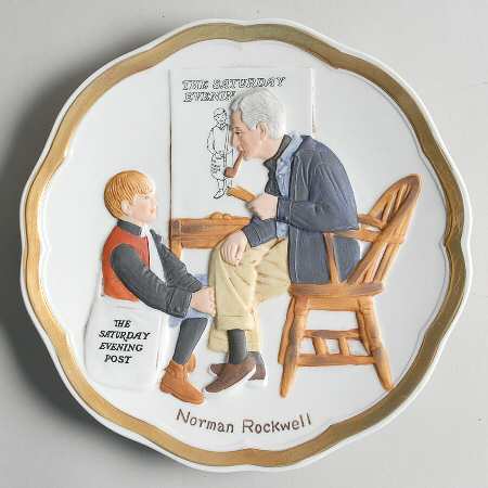 Norman Rockwell II Visit With Norman Rockwell - No Box