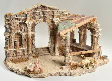 Neapolitan Nativity Nativity Ruins  - No Box