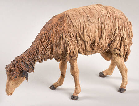 Neapolitan Nativity Sheep-Head Down - No Box