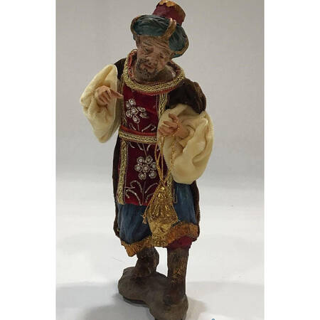 Neapolitan Nativity King Standing W/ Myrrh - No Box