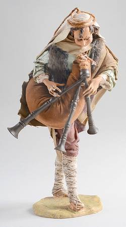 Neapolitan Nativity Bagpiper - Boxed