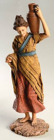 Neapolitan Nativity Woman With Water - Boxed