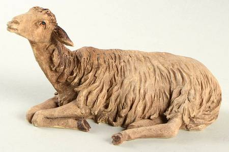 Neapolitan Nativity Sheep-Lying Down - No Box