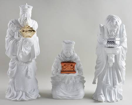 Silhouette Treasures-Large Nativity Three Kings-Set Of 3 - Boxed