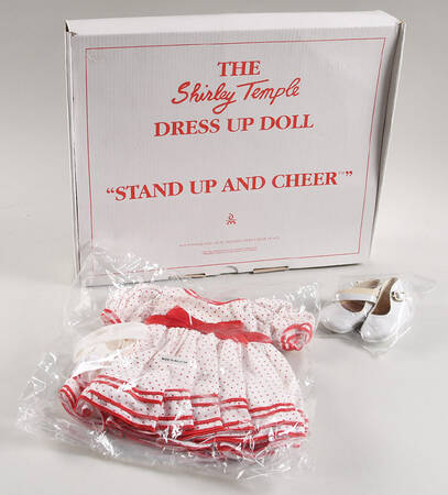 Shirley Temple Dress Up Doll Stand Up & Cheer-Wardrobe - Boxed