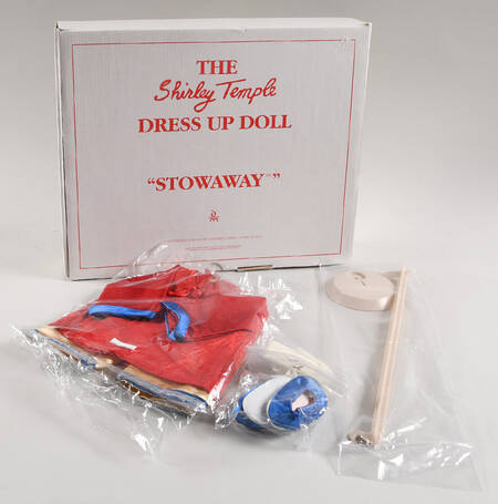 Shirley Temple Dress Up Doll Stowaway-Wardrobe - Boxed