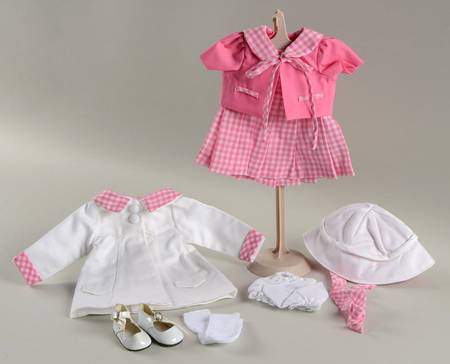 Shirley Temple Dress Up Doll Our Little Girl-Pink And White/Wardrobe - Boxed