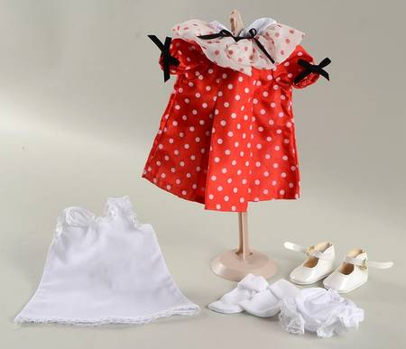 Shirley Temple Dress Up Doll Baby, Take A Bow-Red Dress - Boxed