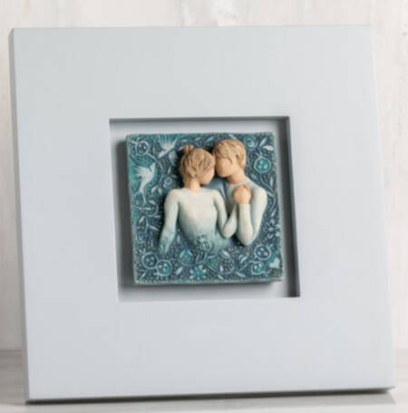 Willow Tree Plaques Duet Framed - Boxed