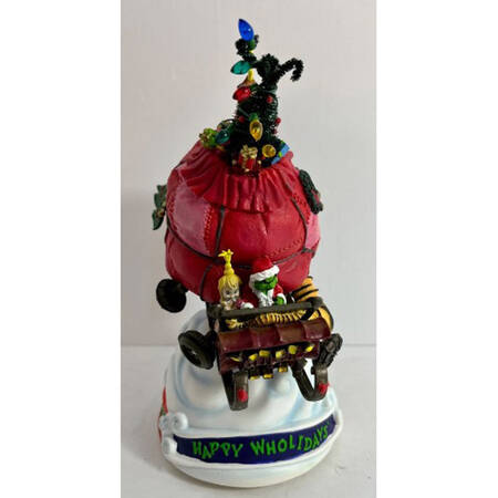 How the Grinch Stole Christmas Figurines Musical Sleigh - With Box