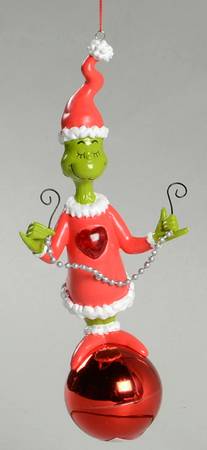 How the Grinch Stole Christmas Grinch,His Heart Grew 2 Sizes Ornament - Boxed