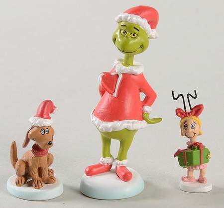 How the Grinch Stole Christmas Grinch, Max & Cindy Lou Who - Boxed