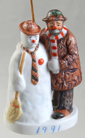 Emmett Kelly Jr Emmett The Snowman - Boxed