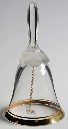 Annual Bells 1983-Glass Bell - No Box