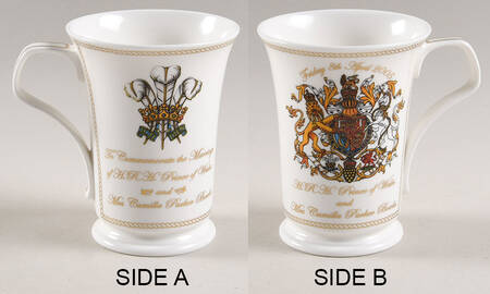 Royalty Souvenirs Prince Of Wales&Camilla Marriage - No Box