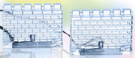 General Village Electrical Lit Ice Castle Walls - Boxed