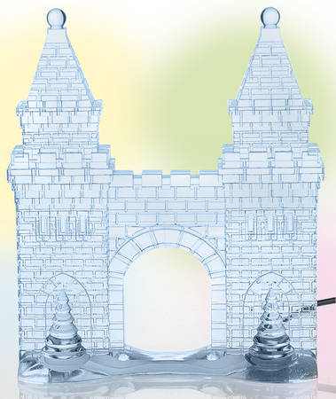 General Village Electrical Lit Ice Castle Gate - Boxed