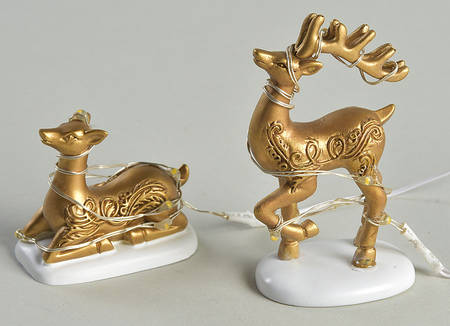General Village Electrical Lit Deer Yard Decor - Boxed by Department 56