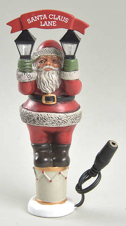 General Village Electrical Vintage Santa Street Light - Boxed