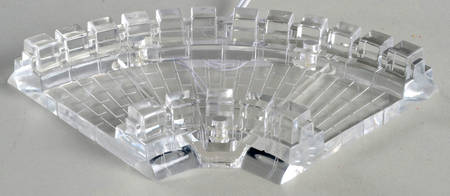 General Village Electrical Lit Ice Castle Road Curved  - Boxed