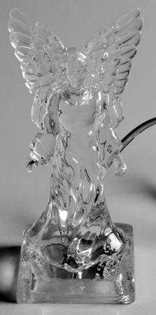 General Village Electrical Lit Ice Castle Angel - With Box