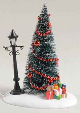 General Village Electrical Lit Christmas Vignette - Boxed