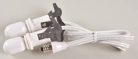 General Village Electrical Double Light Socket Adapter - Boxed